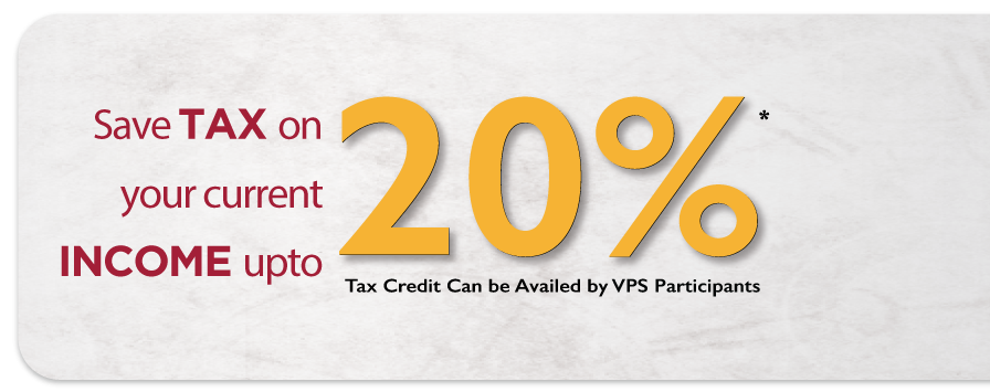 Pak-Qatar Family Takaful Limited, Shariah Compliant Islamic Pension Fund, Voluntary Pension Scheme offer a Tax benefit of up to 20% as per Income tax rules and regulation